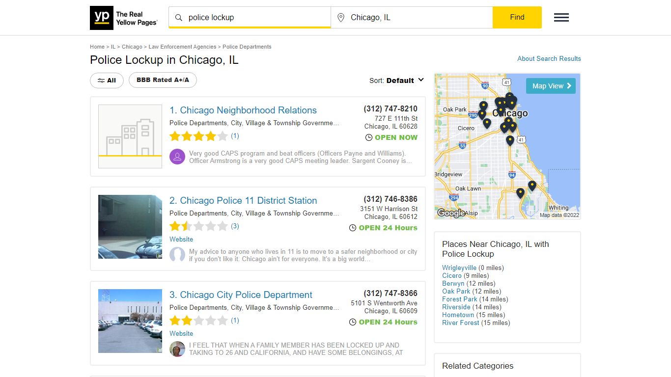 Best 30 Police Lockup in Chicago, IL with Reviews - YP.com